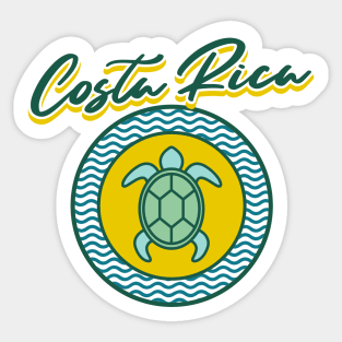 Costa Rica Summer Sticker